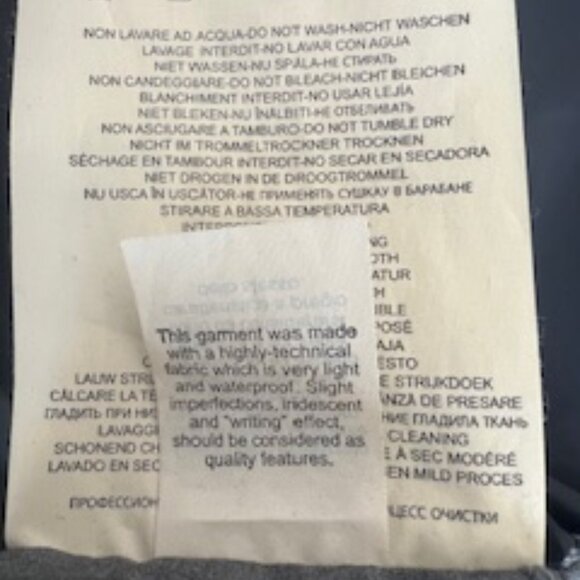 FAY - NYLON BOMBER JACKET - MEN'S MEDIUM - NAVY BLUE - NEW - Picture 8 of 15